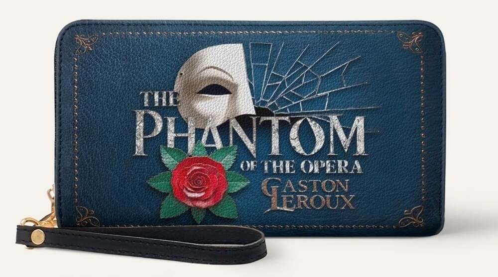The Phantom Of The OperaWallet Horror Goth Halloween NWT Broadway